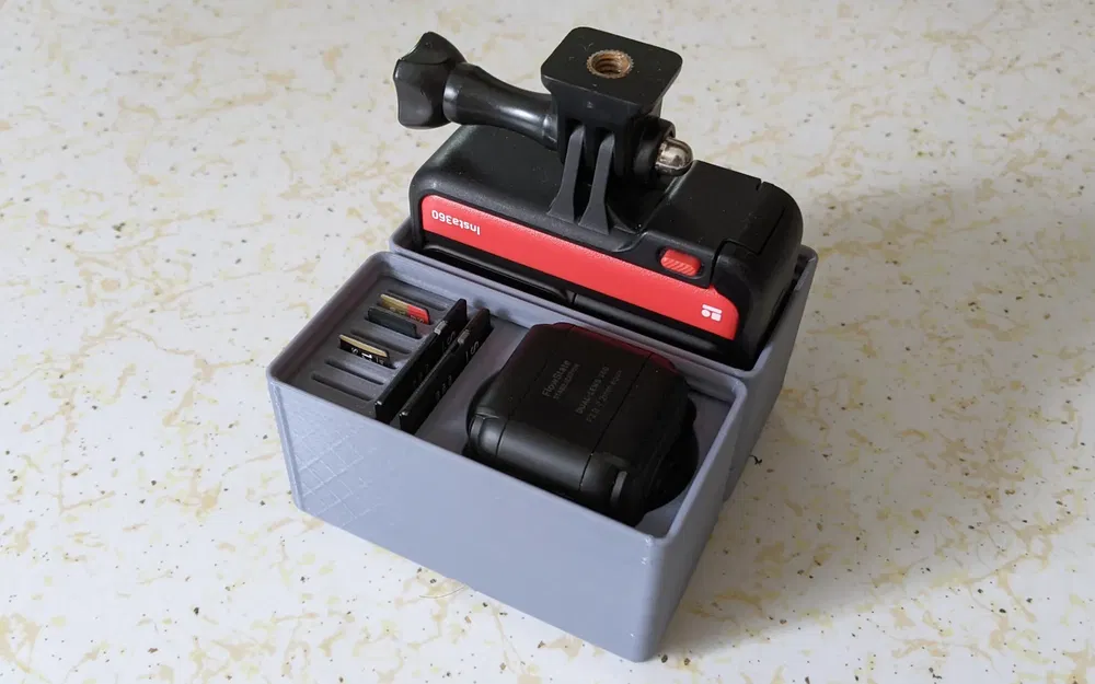 Hộp đựng Gridfinity cho camera Insta360 ONE RS - Image 1