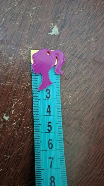 Bông tai Barbie 2 cm tự thiết kế từ đầu - Image 1