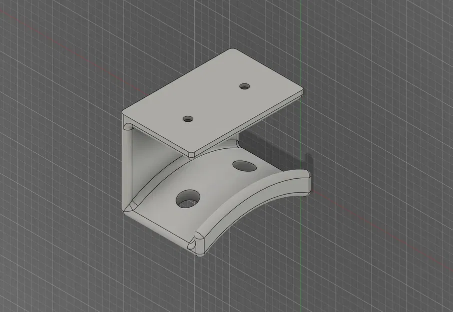 Giá treo tai nghe dưới bàn với quản lý cáp - Image 2