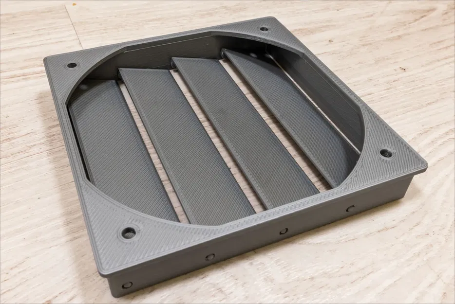 Cửa gió với cánh mở cho quạt 120mm - Image 3