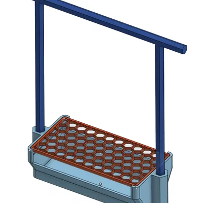 Giá đỡ cho bọt biển và khăn lau giữ khô ráo