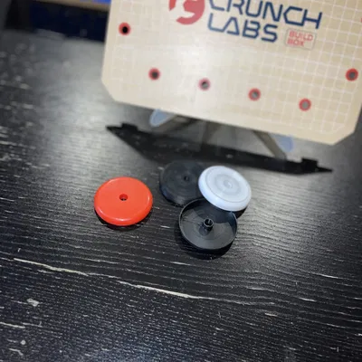 Bánh đĩa dự phòng cho máy phóng đĩa Crunch Labs của Mark Rober