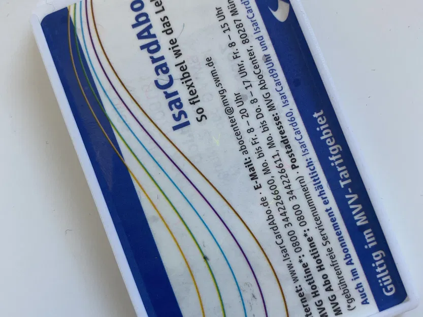 Giá đỡ thẻ với ngăn chứa Yubikey (ngang & dọc) - Image 2