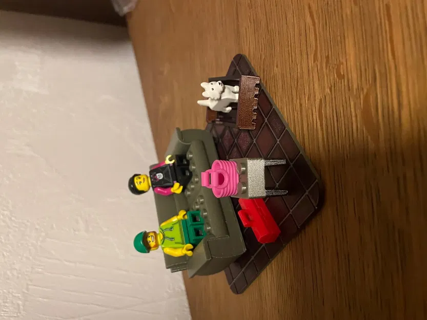 Phòng khách mini cho nhân vật Lego - Image 3