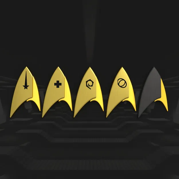 Huy hiệu Intel StarTrek Discovery cho cosplay - Image 2