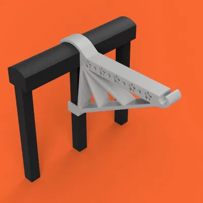 Giá treo chậu cho lan can nhôm kiểu tròn