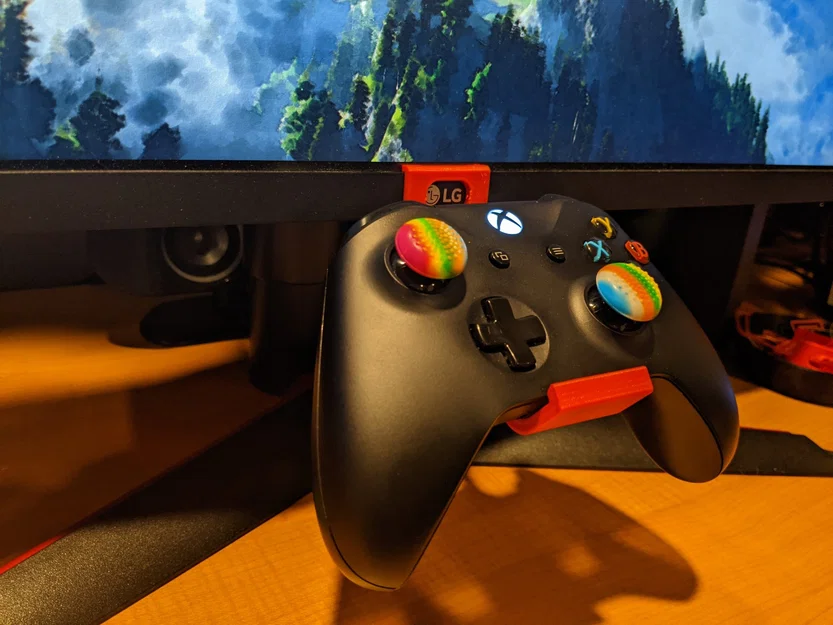 Giá đỡ tay cầm Xbox cho màn hình LG (27GL83A-B) - Image 1
