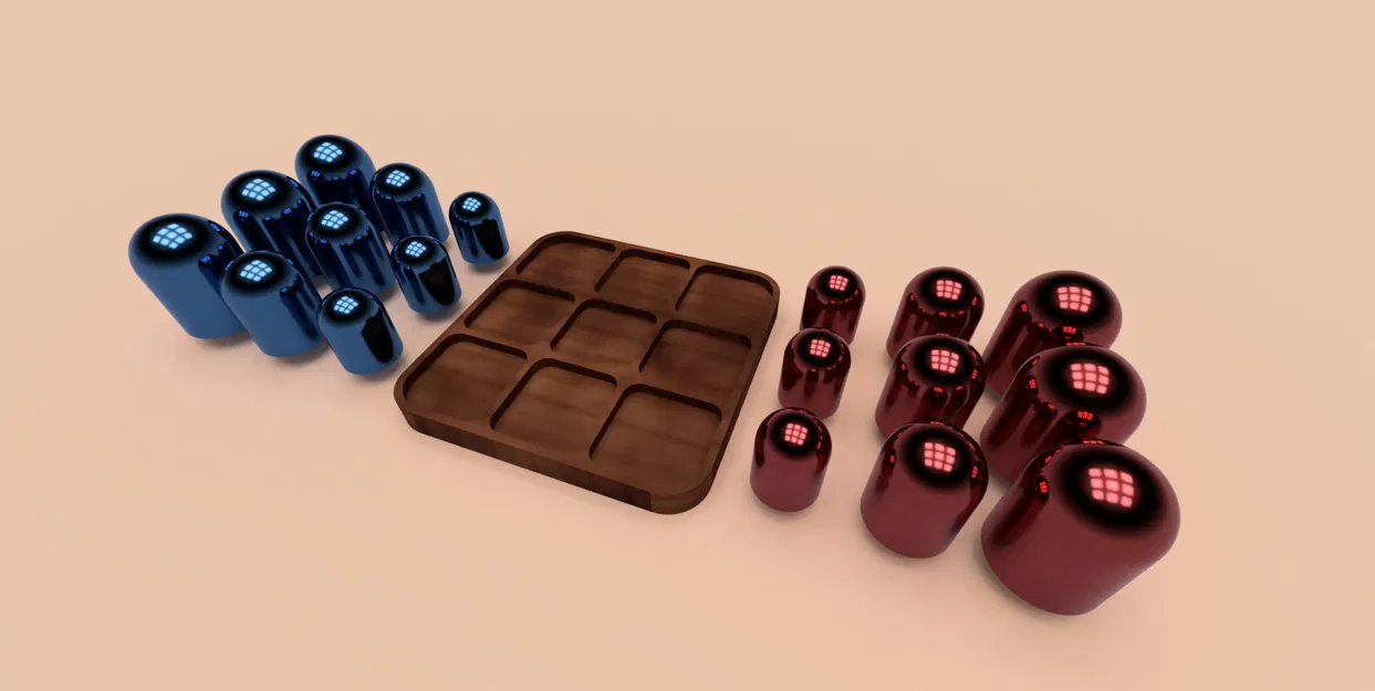 Bảng trò chơi TicTacToe với nhiều cách chiến thắng - Image 1