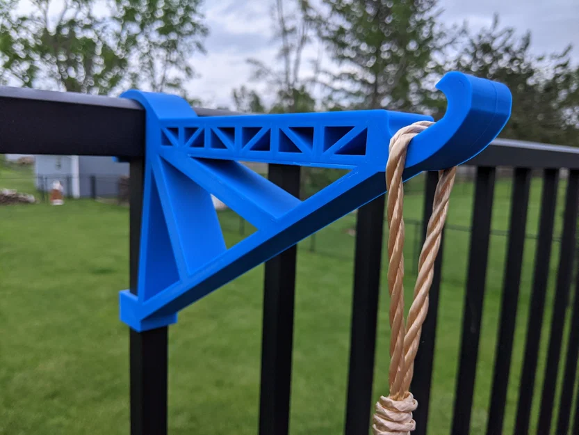 Giá treo chậu cho lan can nhôm kiểu tròn - Image 4