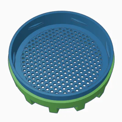 Nắp và giá đỡ cho bình thủy tinh 72.5mm