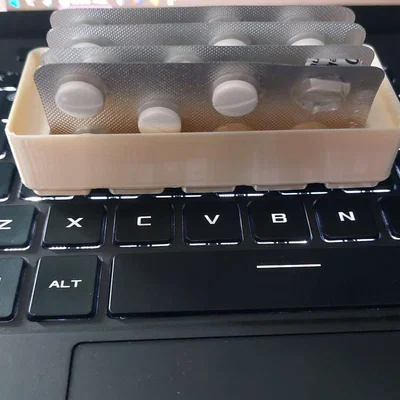 Kệ lưu trữ thuốc Gridfinity Asentra cho thuốc chống trầm cảm 8...