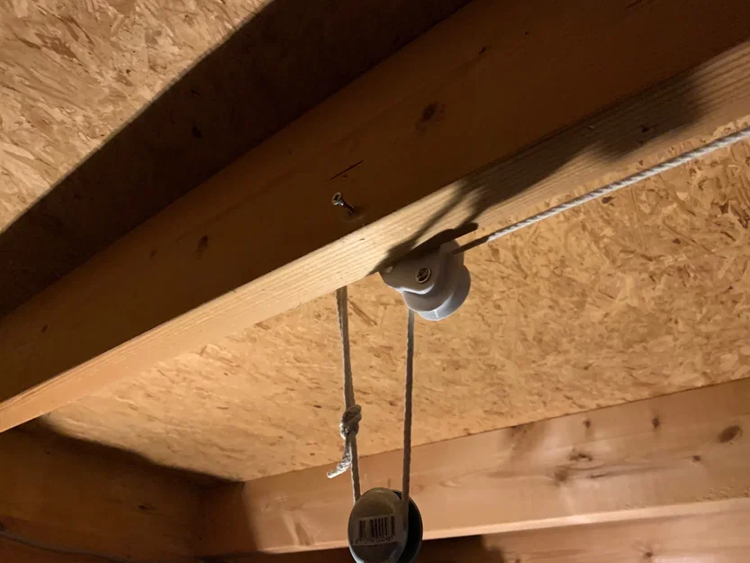 Giá đỡ pulleys cho thang lên trần nhà - Image 6