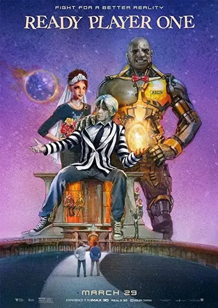 Áp phích lithophane phim Ready Player One phiên bản 2 - Image 1