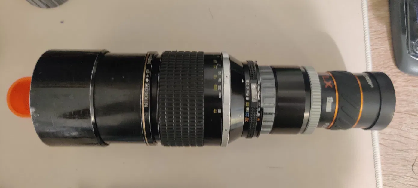 Bộ chuyển đổi ống kính Nikon F Mount sang kính thiên văn - Image 2
