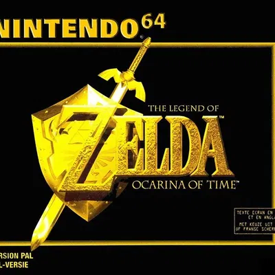 Mô hình lithophane bìa game The Legend of Zelda: Ocarina of Time trên Nin...