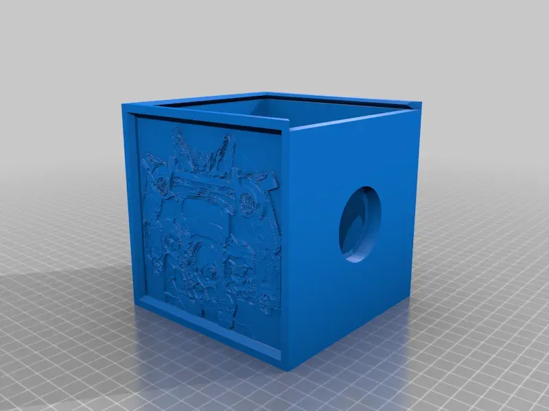 Đèn ngủ hình khối lithophane chủ đề "TOBOT" cho trẻ em - Image 3