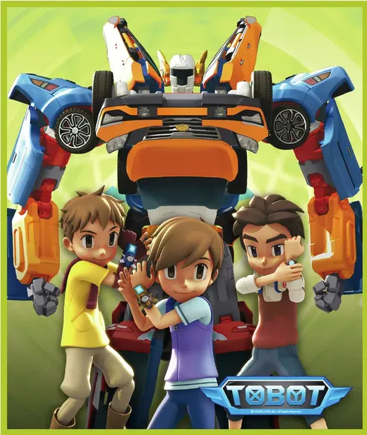 Đèn ngủ hình khối lithophane chủ đề "TOBOT" cho trẻ em - Image 5