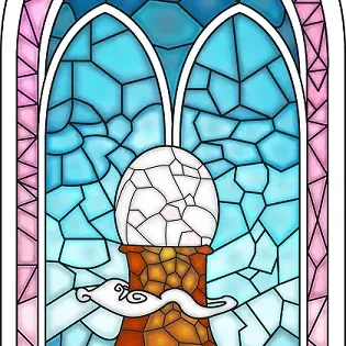 Mô hình lithophane kính màu Zelda Windwaker 8e