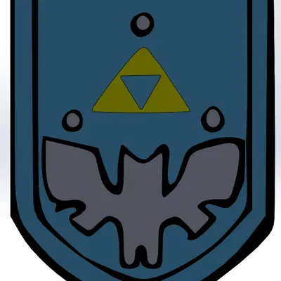 Chiếc khiên của Link trong Zelda 4 Swords trên GameCube