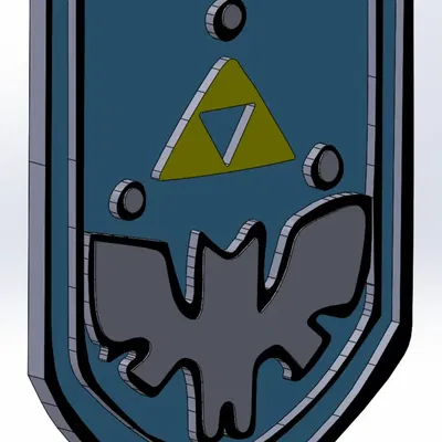 Chiếc khiên của Link trong Zelda 4 Swords trên GameCube