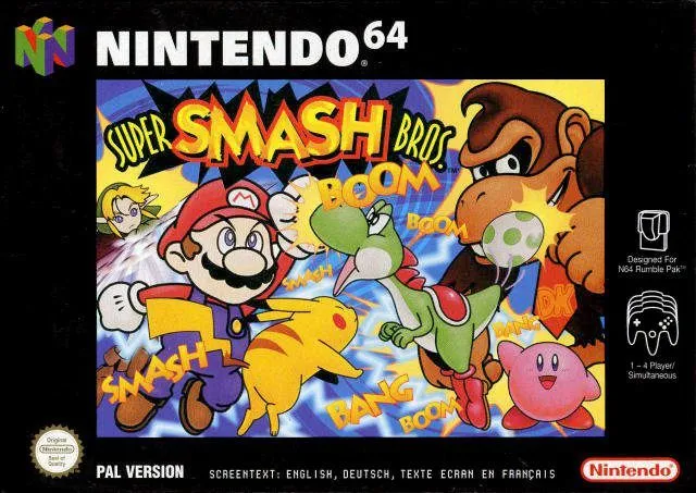 Nắp lithophane cho bìa Super Smash Bros trên Nintendo N64 - Image 1