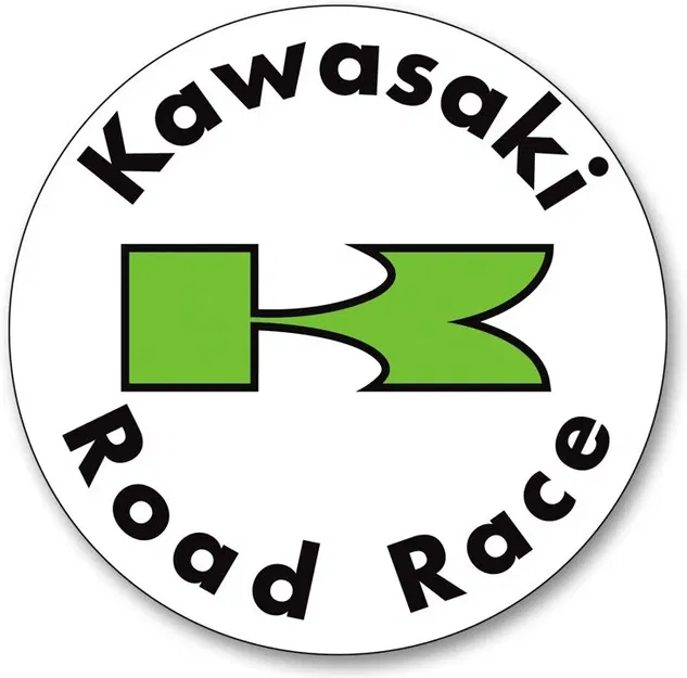 Huy hiệu logo đội đua Kawasaki thập niên 70 - Image 1