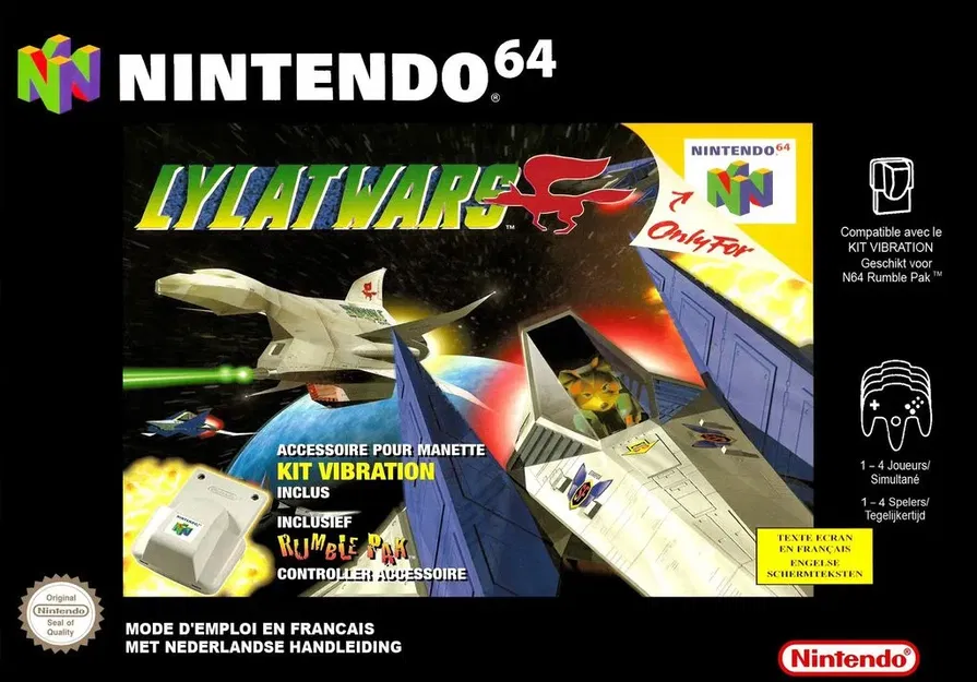 Nắp lithophane Lylat_Wars cho Nintendo N64 - Image 1