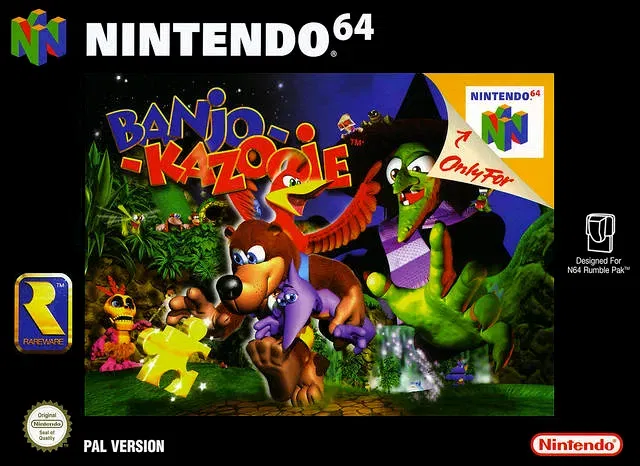 Nắp lithophane Banjo_Kazooie cho Nintendo N64 - Image 1