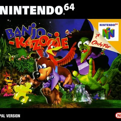Nắp lithophane Banjo_Kazooie cho Nintendo N64