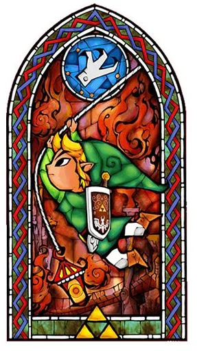 Vitrail Zelda Windwaker 6e mô hình (kính màu) - Image 1