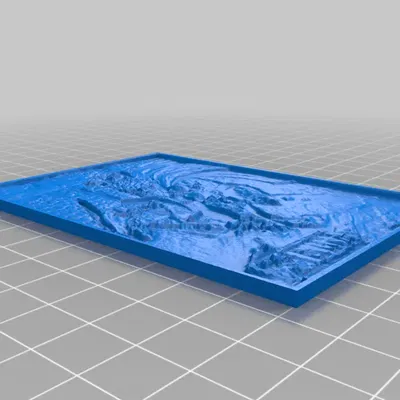 Tác phẩm lithophane Zelda Ocarina of Time N64