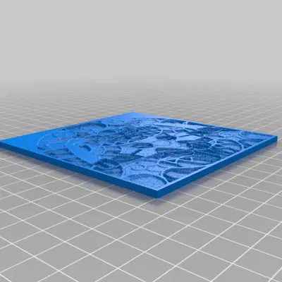 Mô hình kính màu Impa trong Zelda bằng lithophane