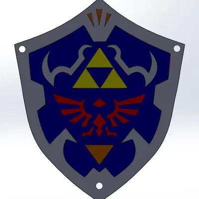 Chìa khóa hình ảnh chiếc khiên của Link trong Zelda Ocarina of Time