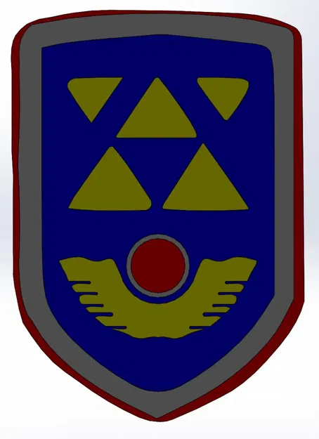 Thiết kế mô hình chiếc khiên của Link trong Zelda Link's Awakening - Image 1