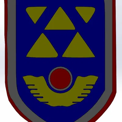 Thiết kế mô hình chiếc khiên của Link trong Zelda Link's Awakening