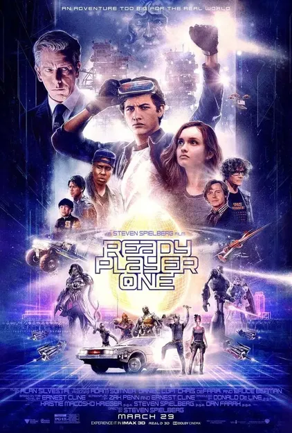 Áp phích lithophane phim Ready Player One phiên bản 1 - Image 1