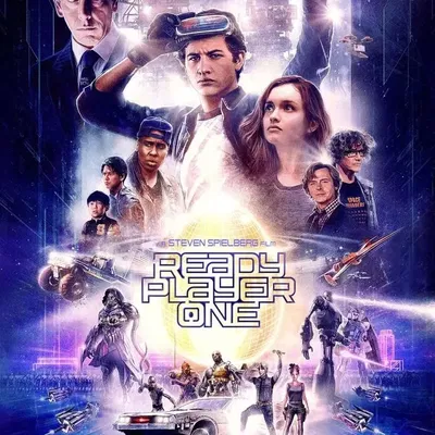 Áp phích lithophane phim Ready Player One phiên bản 1