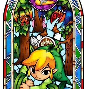 Đèn trang trí kính màu Zelda Windwaker phiên bản 3