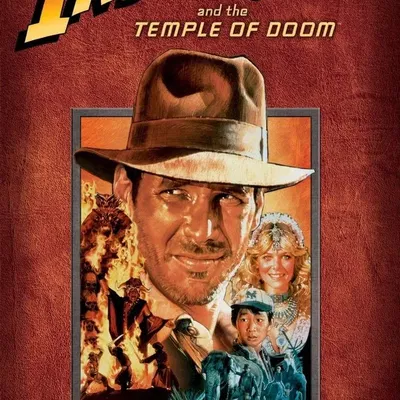 Áp phích lithophane Indiana Jones phần 2: Đền thờ ma quái
