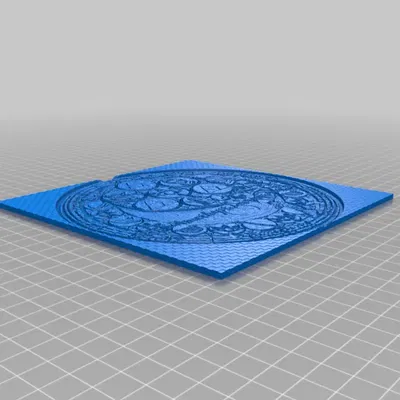 Lithophane kính màu vũ trụ Zelda - Sheikah