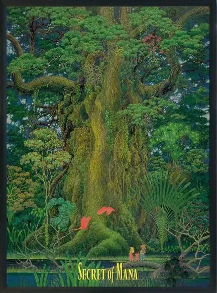 Poster lithophane về trò chơi Secret of Mana trên Super Nintendo - Image 1
