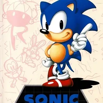 Bìa Lithophane Sonic the Hedgehog cho Sega Megadrive