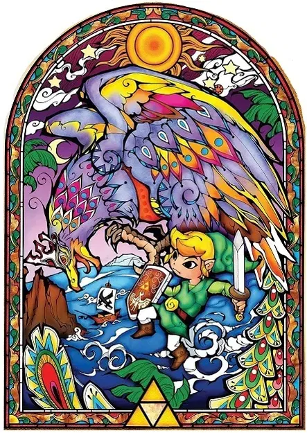Vitrail Lithophane Zelda Windwaker 9e mẫu - Image 1