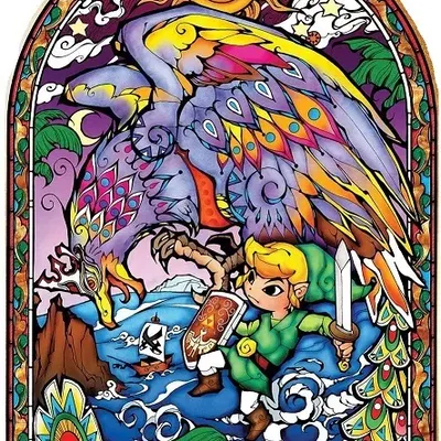 Vitrail Lithophane Zelda Windwaker 9e mẫu