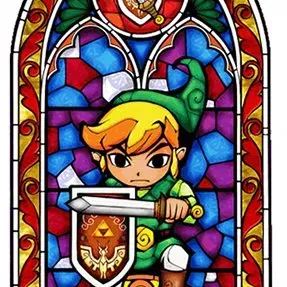 Mô hình lithophane vitrail Zelda Windwaker phiên bản thứ 4