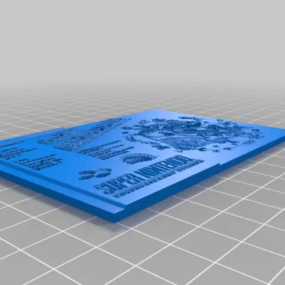 Bìa Lithophane Super Mario World trên SNES Nintendo