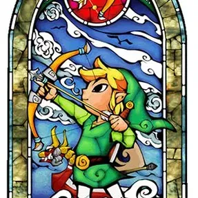 Mô hình lithophane cửa sổ kính màu Zelda Windwaker 2e