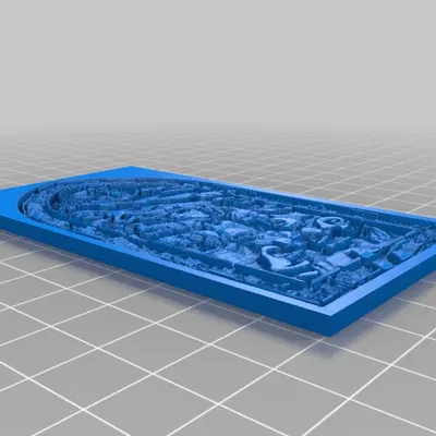 Mô hình lithophane cửa sổ kính màu Zelda Windwaker 2e