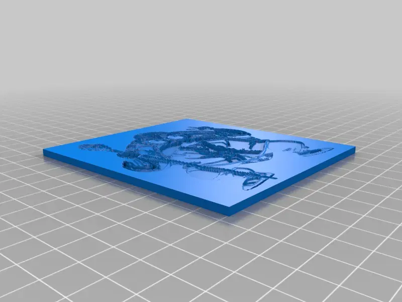 Tác phẩm Lithophane về nhân vật Kame Sennin trong Dragon Ball - Image 2