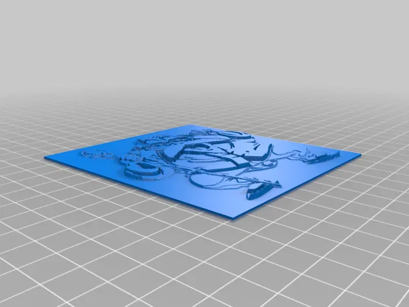 Tác phẩm Lithophane về nhân vật Kame Sennin trong Dragon Ball - Image 3